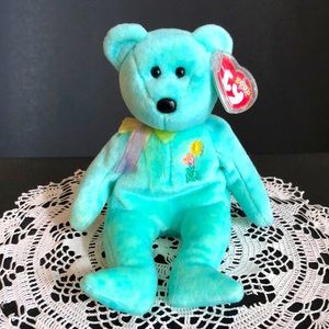 “Ariel” The VERY Special Beanie Baby Bear Y2K AIDS Memorial Beanie